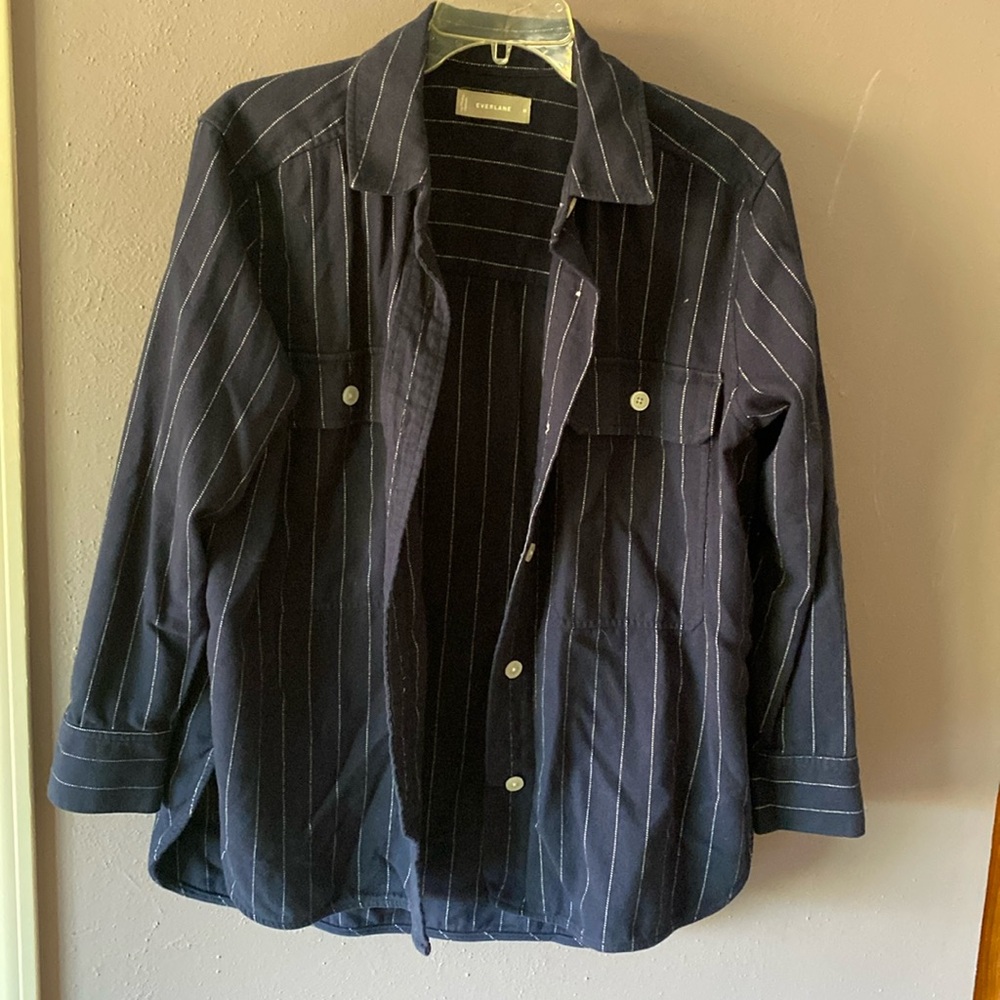 Everlane classic cotton flannel shirt M